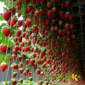 Клубника ампельная Анастасия купить по цене от 370р. в интернет-магазине «Посадика» с доставкой почтой в в Бирюче и по всей России – [изображение №1].